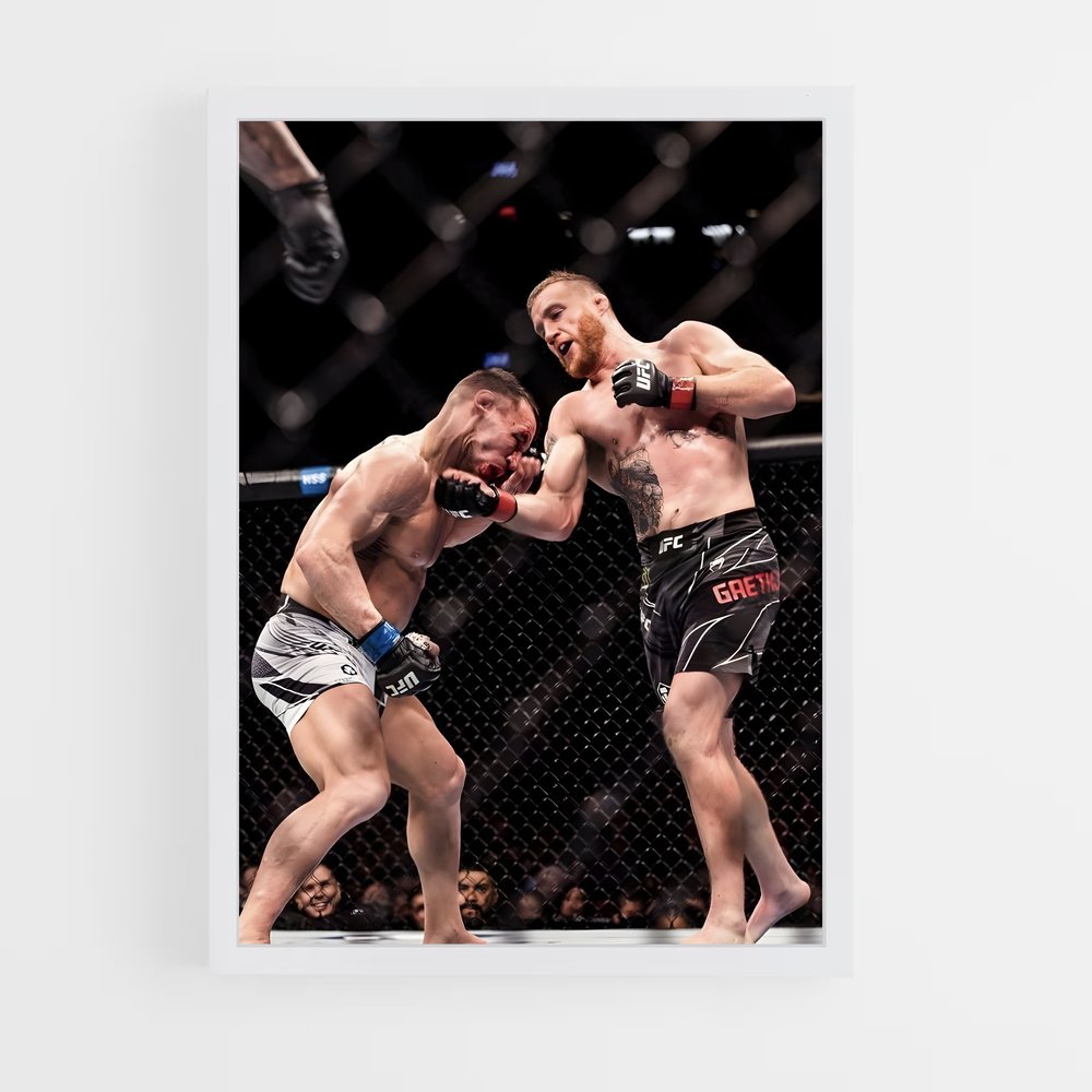 Poster Knockout Gaethje – affiche MMA (vue 3)